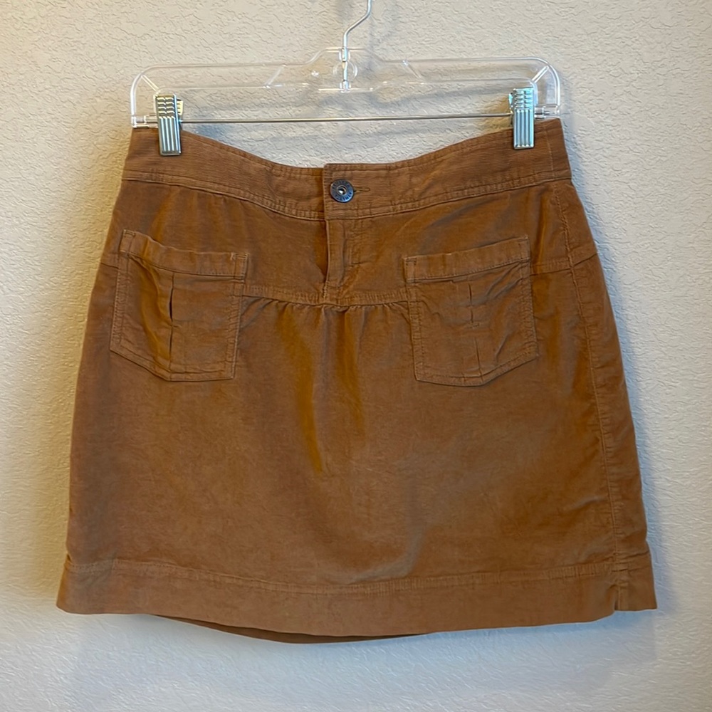 Athleta Brown Corduroy Skirt
